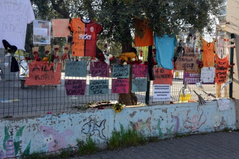 23 Nisanda kahreden görüntü Sevincin değil hüznün hakim olduğu tek yer: Ayser Çalık Ortaokulu