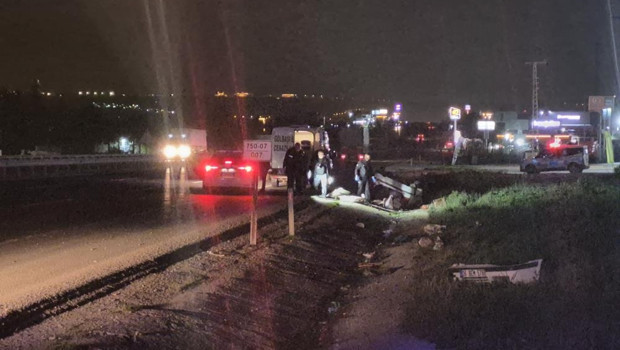 Ankara’da kontrolü kaybeden araç takla attı: 1 ölü, 2 yaralı