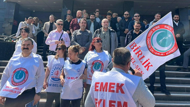 Buca Belediyesi’ndeki memurların iş bırakma eylemi 6’ncı gününde… ‘En büyük reklam, hakkı zamanda ödenen mutlu emekçilerdir’