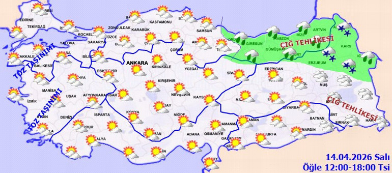 Bugün itibariyle başlıyor: Hava 8 derece birden değişecek | Yeni sistem kuvvetli geliyor: Cuma gününe dikkat