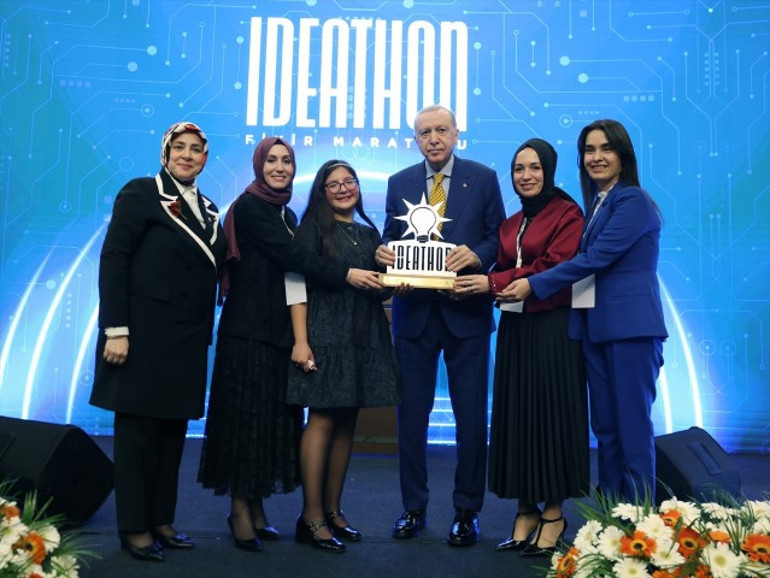 Cumhurbaşkanı Erdoğan, Ideathon Yarışması Ödül Törenine katıldı