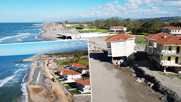 Deniz suyu evlere kadar geldi: 2 siteyi böyle kurtaracaklar