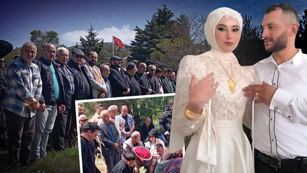 Düğünleri olacağı gün evde ölü bulunmuşlardı! Cenazede yürek yakan an: Damadın mezarına bıraktılar
