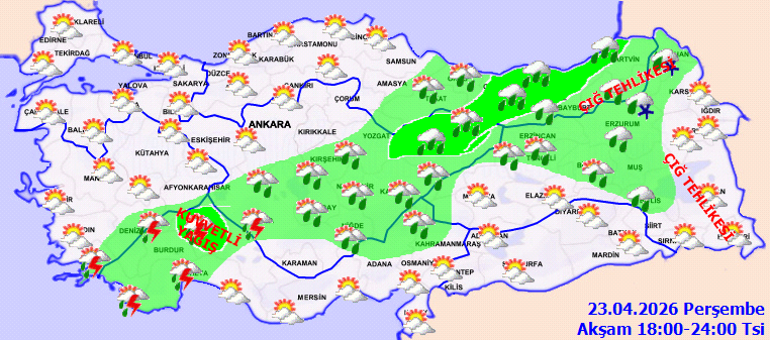 Meteorolojiden fırtına ve yağmur uyarısı: 16 ile sarı kodlu alarm