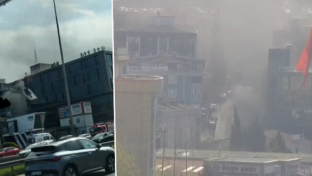 Pendik’te iş yerinde yangın: Ekipler sevk edildi