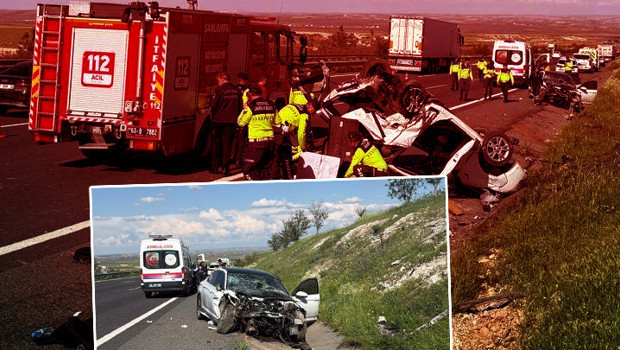 Şanlıurfa’da korkunç kaza: 3 kişi hayatını kaybetti, 5 kişi yaralandı