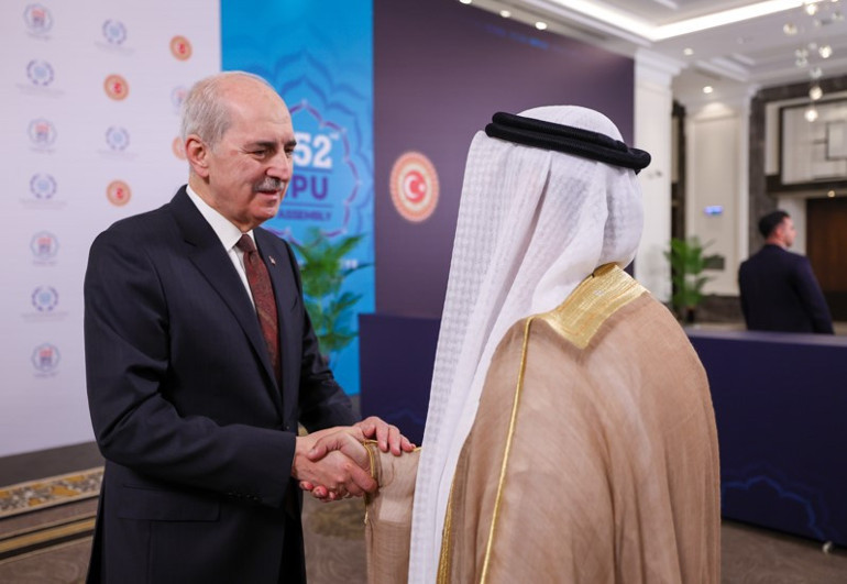 TBMM Başkanı Numan Kurtulmuş, Arap Parlamentosu Başkanı Alyammahiyi konuk etti
