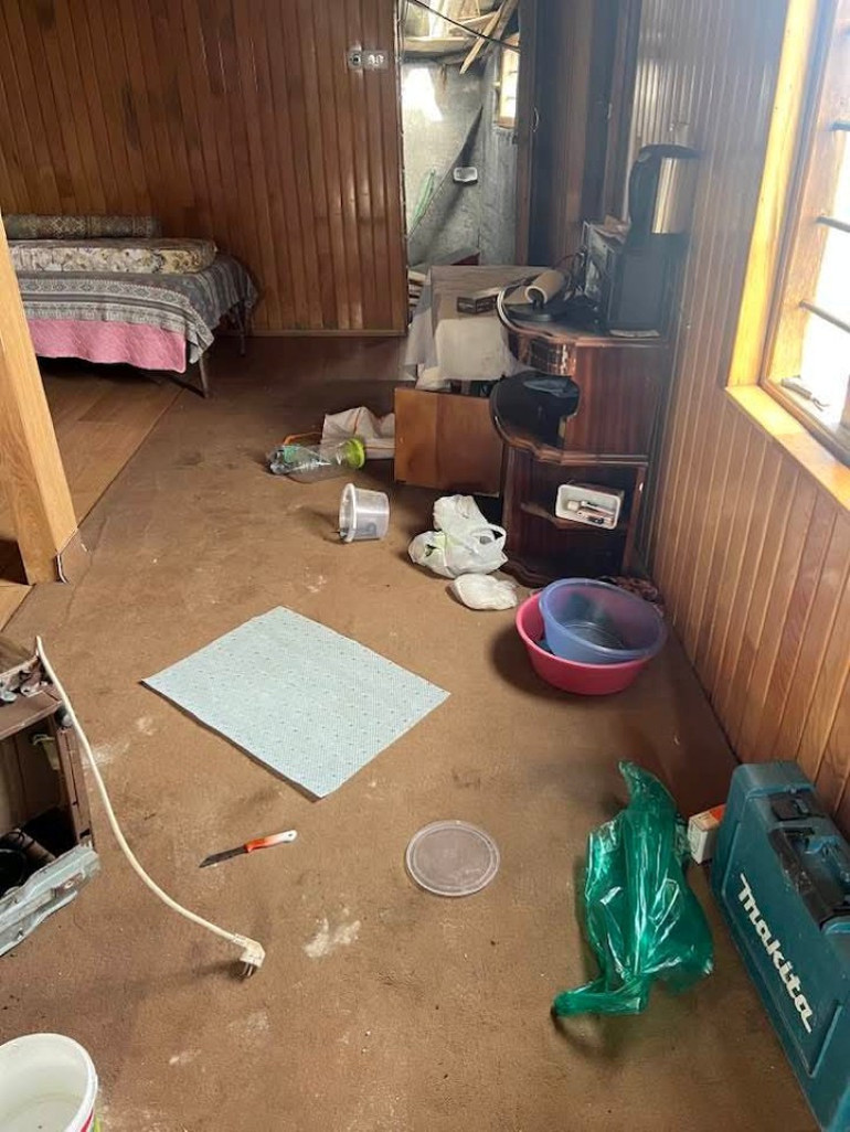 Trabzon’da yayla evlerine giren ayılar kamerada