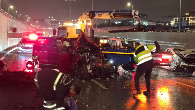 Ankara’da zincirleme kaza: 8 kişi yaralandı