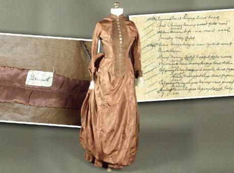 130 yıllık gizem çözüldü! İşte ipek elbiseden çıkan şifreli notların sırrı