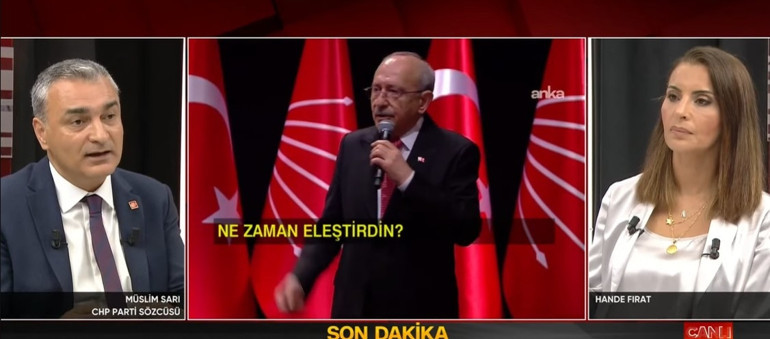 CHP Sözcüsü Müslim Sarıdan CNN Türkte açıklamalar: CHPde paralel yapı oluştu