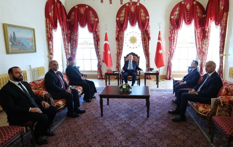 Cumhurbaşkanı Erdoğan, Sıvacıoğlu ile Maşalyanı kabul etti