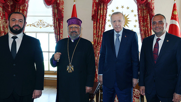 Cumhurbaşkanı Erdoğan, Sıvacıoğlu ile Maşalyan’ı kabul etti