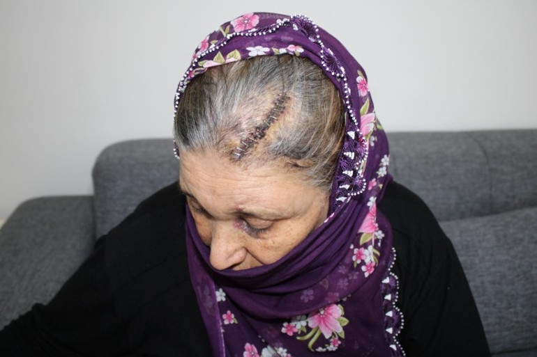 Diyarbakırda engelli rampası tartışması Kürekle saldırdı, 12 dikiş atıldı
