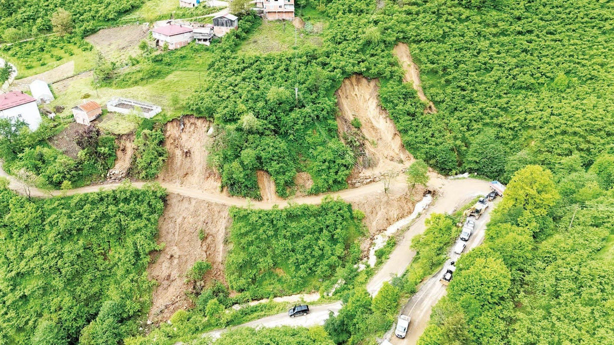 Giresun’da heyelan riski 2 Giresun’da heyelan riski