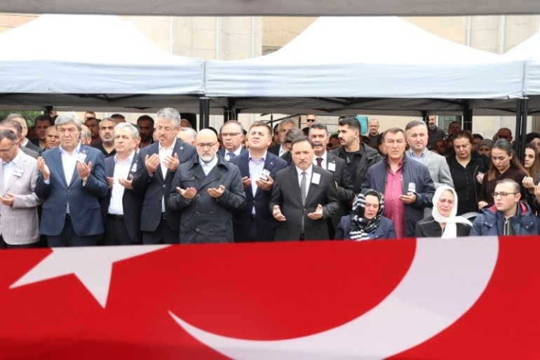 Hayatını kaybeden Vali Yardımcısı Şenol Esmer için tören