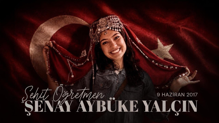 İletişim Başkanı Duran, şehit öğretmen Şenay Aybüke Yalçını andı