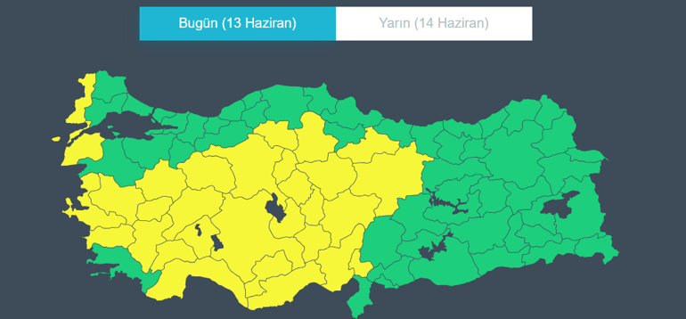 Meteorolojiden 30 il için sarı kodlu uyarı: Kuvvetli yağış geliyor