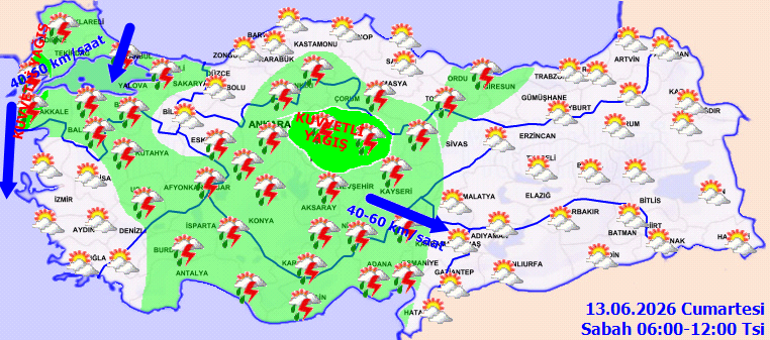 Meteorolojiden 30 il için sarı kodlu uyarı: Kuvvetli yağış geliyor