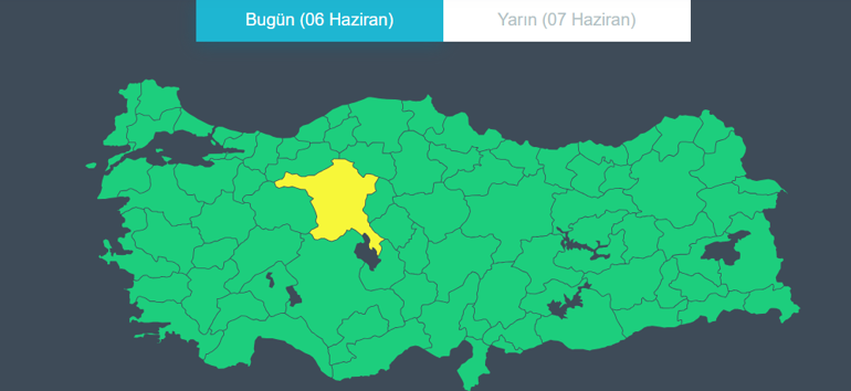 Meteorolojiden Ankara için sarı kodlu uyarı: Gök gürültülü sağanak yağış geliyor