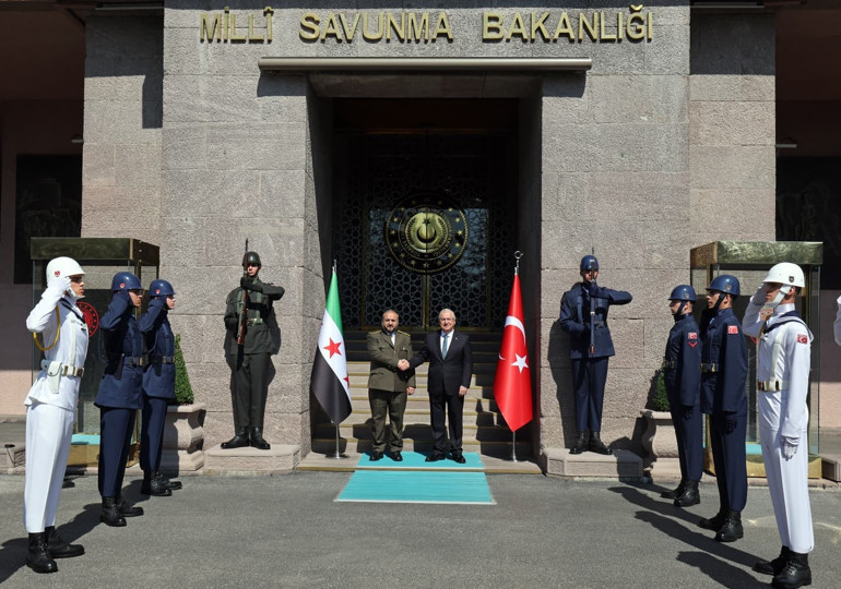 Milli Savunma Bakanı Yaşar Güler, Suriyeli mevkidaşı ile Ankarada bir araya geldi