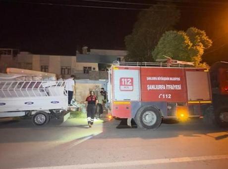 Şanlıurfa’da yükselen alevler mahalleliyi sokağa döktü