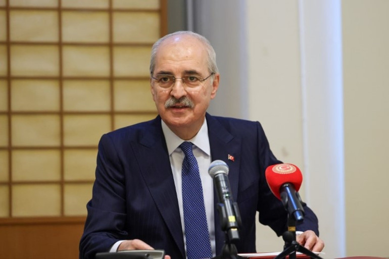 TBMM Başkanı Kurtulmuş, İsveçte Cumhurbaşkanı Erdoğanın sözünü hatırlattı: Bu, temel değişim ihtiyacını yansıtmakta