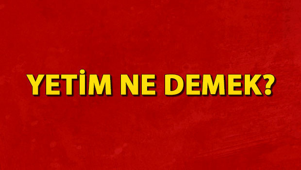 Yetim ne demek? Yetim nedir? Yetim TDK kelime anlamı 2 Yetim ne demek? Yetim nedir? Yetim TDK kelime anlamı