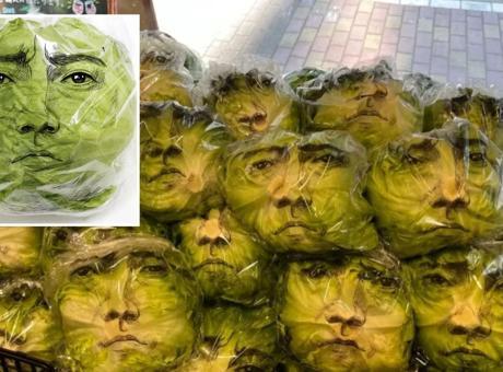 Binlerce marulun üzerine ünlü oyuncunun yüzü basıldı! Japonya’da sıra dışı yöntem