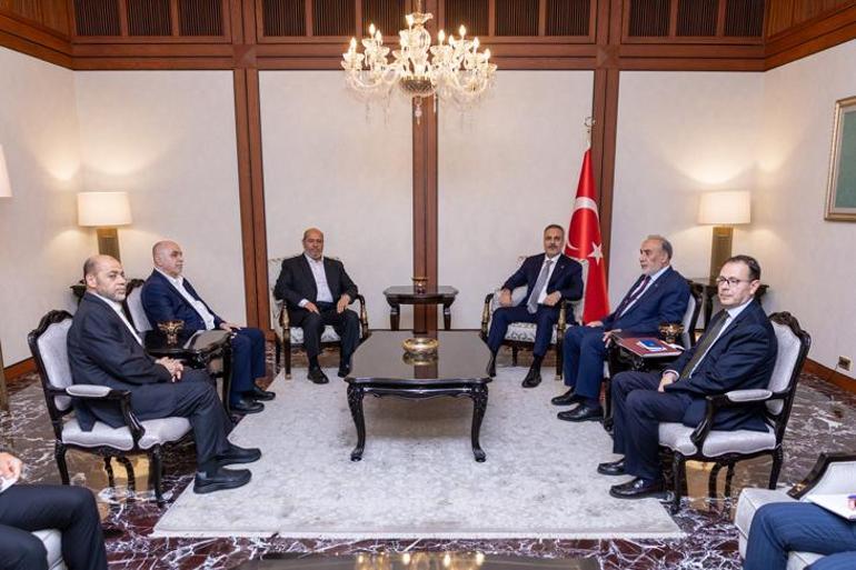 Dışişleri Bakanı Hakan Fidan, Hamas Siyasi Büro Başkanı Hayye'yi kabul etti