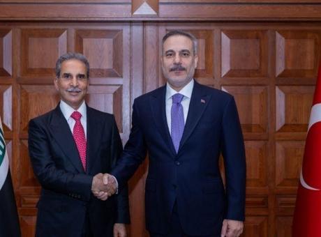 Dışişleri Bakanı Hakan Fidan, Irak Yüksek Yargı Konseyi Başkanı Zeydan ile Ankara’da görüştü