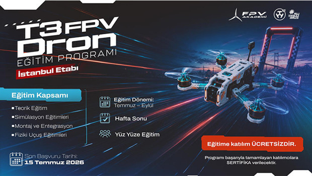 T3 FPV dron eğitim programı için başvurular başladı