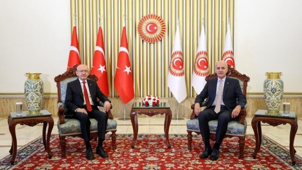 TBMM Başkanı Kurtulmuş, Kılıçdaroğlu ile görüştü