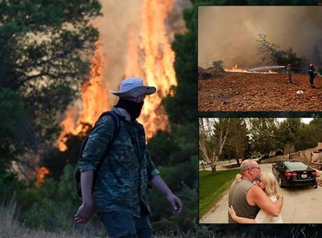 ABD’de yangın kontrolden çıktı! 65 binden fazla kişi tahliye edildi, 700 ev küle döndü