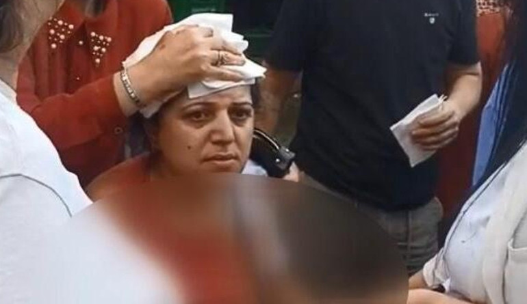 Beyoğlunda pazarda armut seçme kavgası: Kadın müşterinin kafasına kalas fırlatan esnaf tutuklandı