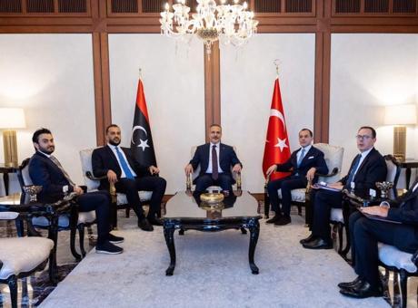 Dışişleri Bakanı Hakan Fidan, Libyalı yetkililerle Ankara’da bir araya geldi