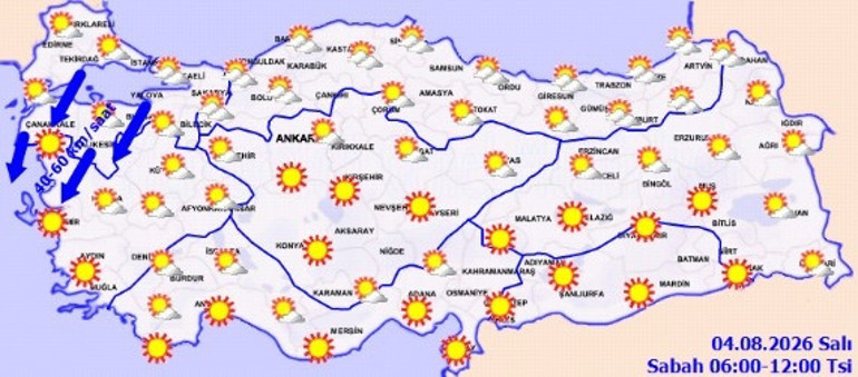Meteoroloji tarih verdi: Sağanak yağış ve fırtına geliyor Rüzgarın hızı 60 kilometreyi bulacak | Bu illerde yaşayanlar dikkat