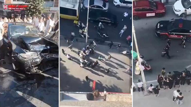Polisten kaçan motosikletli başka kazanın trafiğine takılınca yakalandı