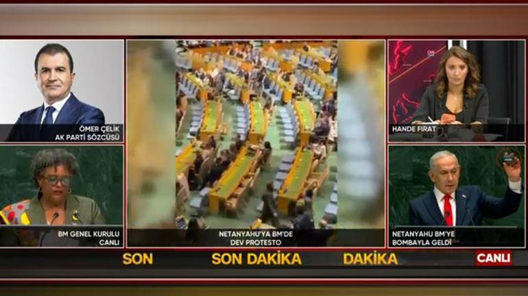 AK Parti Sözcüsü Ömer Çelik'ten CNN Türk canlı yayınında Netanyahu’ya sert tepki: Bu sözleri söyleyen kişi bir katil 3 AK Parti Sözcüsü Ömer Çelik'ten CNN Türk canlı yayınında Netanyahu’ya sert tepki: Bu sözleri söyleyen kişi bir katil