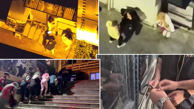 Beyoğlu’nda fuhuş pazarlığı dronla tespit edildi