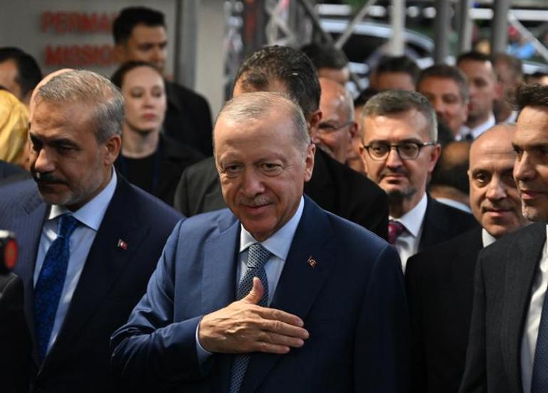BM zirvesi için ABD'ye gelen Cumhurbaşkanı Erdoğan Türkevi'nde