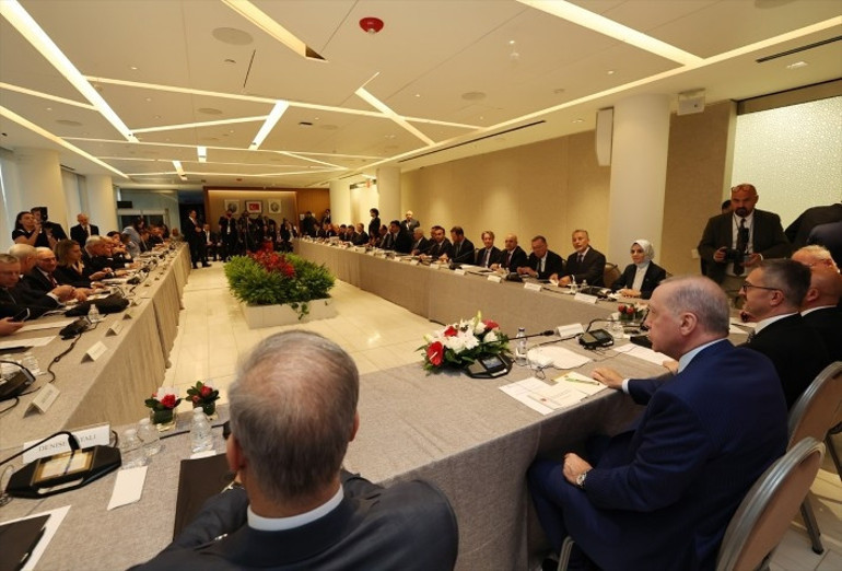 Cumhurbaşkanı Erdoğan, düşünce kuruluşları ile bir araya geldi