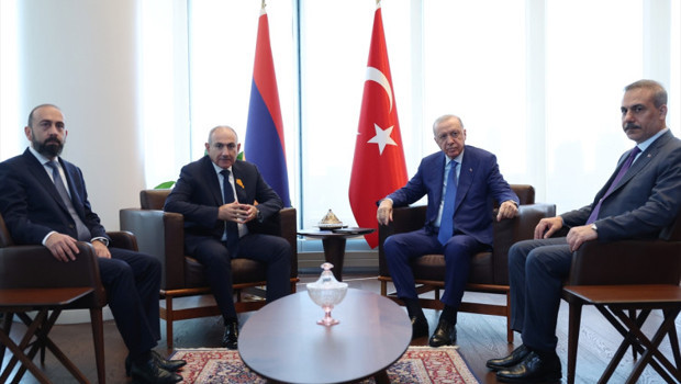 Cumhurbaşkanı Erdoğan, Ermenistan Başbakanı Paşinyan’ı kabul etti