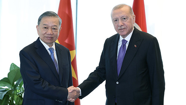 Cumhurbaşkanı Erdoğan, Vietnam Devlet Başkanı Lam ile görüştü