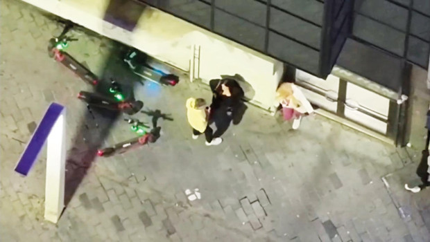 Fuhuş pazarlığına dronlu baskın