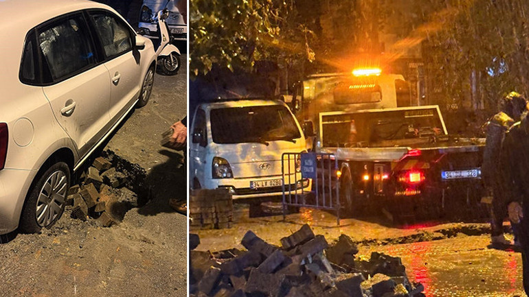 İstanbul ve Ankarada yağış alarmı Yollar göle döndü, evleri su bastı