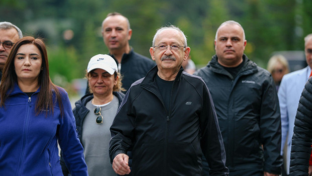 Kılıçdaroğlu, Abant Gölü Milli Parkı’nda sabah yürüyüşü yaptı