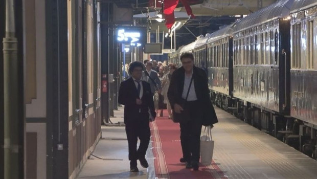 Paris’ten kalkan tarihi ‘Orient Express’ treni İstanbul’da