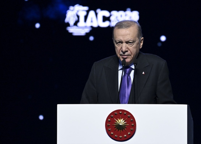 77. Uluslararası Uzay Kongresi | Cumhurbaşkanı Erdoğan: Engellere rağmen mesafe aldık