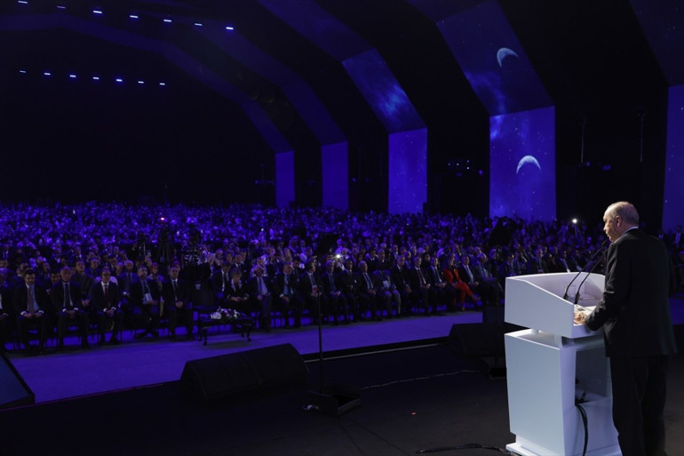 77. Uluslararası Uzay Kongresi | Cumhurbaşkanı Erdoğan: Engellere rağmen mesafe aldık